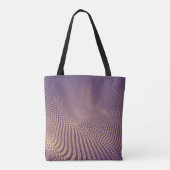 Abstract polygonal space low poly dark background  tote bag (Achterkant)