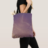Abstract polygonal space low poly dark background  tote bag (Dichtbij)