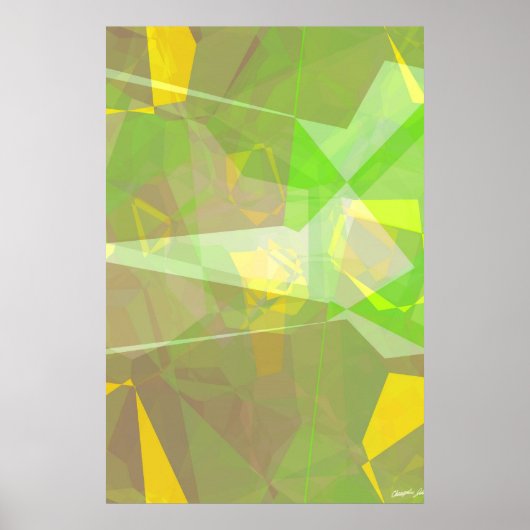 Abstract polygons 141 poster (Voorkant)