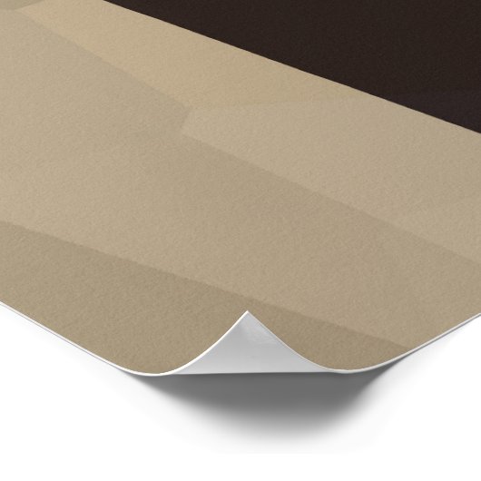 Abstract polygons 212 poster (Hoek)