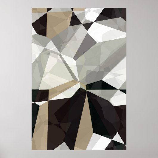 Abstract polygons 212 poster (Voorkant)