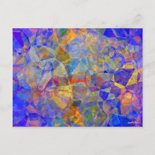 Abstract polygons 36 briefkaart (Voorkant)
