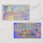 Abstract polygons 36 visitekaartje (Voorkant / Achterkant)