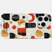 Abstract Polynesische Tapa – Culturele Elegantie Case-Mate iPhone Case (Achterkant (horizontaal))