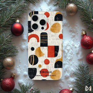 Abstract Polynesische Tapa – Culturele Elegantie iPhone 15 Pro Max Hoesje