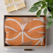 Abstract pompoenpapier tissuepapier (Geschenk)