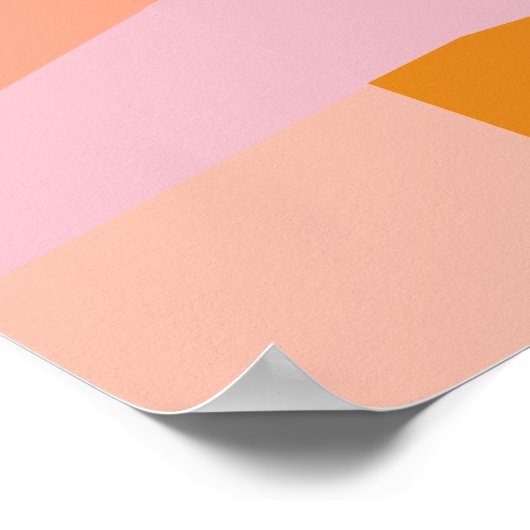 Abstract Popart-paard in WPAP Poster (Hoek)