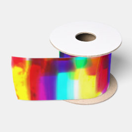 Abstract Popart primair regenbooglint Satijnen Lint