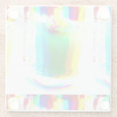 Abstract Popart Primary Rainbow Drink Onderzetter (Achterkant)