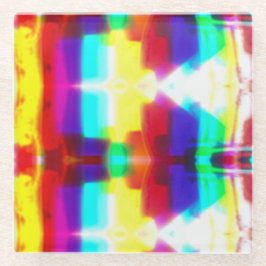 Abstract Popart Primary Rainbow Onderzetter