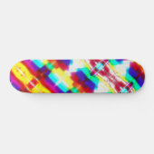 Abstract Popart Primary Rainbow Skateboard (Horizontaal)