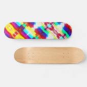 Abstract Popart Primary Rainbow Skateboard (Horizontaal)