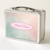 Abstract Populaire Blush Roze Mint Collectie (Achterkant)