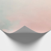 Abstract Populaire Blush Roze Mint Collectie Cadeaupapier (Hoek)