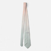 Abstract Populaire Blush Roze Mint Collectie Stropdas (Achterkant)