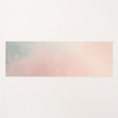 Abstract Populaire Blush Roze Mint Collectie Yogamat (Voorkant (horizontaal))