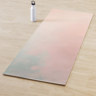 Abstract Populaire Blush Roze Mint Collectie Yogamat