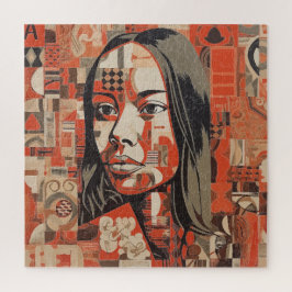 Abstract Portrait of a Woman Legpuzzel