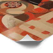 Abstract Portrait of a Woman Perfect Poster (Hoek)