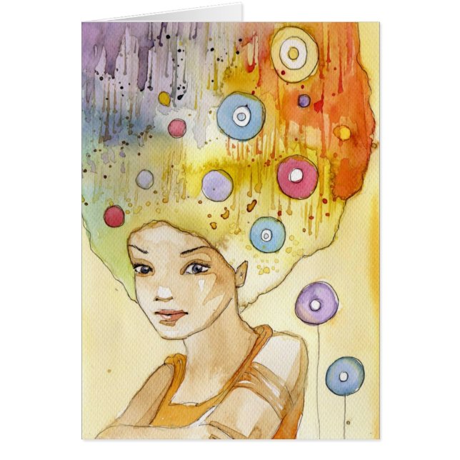 Abstract portret (Voorkant)