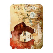 Abstract portret 3 magneet (Verticaal)