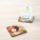 Abstract portret 3 onderzetter (Rechterzijde)