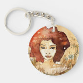 Abstract portret 3 sleutelhanger (Voorkant)