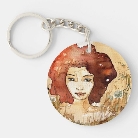 Abstract portret 3 sleutelhanger (Voorkant)