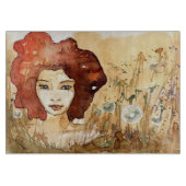 Abstract portret 3 snijplank (Voorkant)