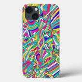 Abstract portret Case-Mate iPhone case (Achterkant)