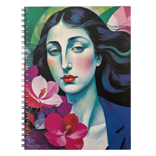 Abstract portret | Notitieboek Journal (Voorkant)