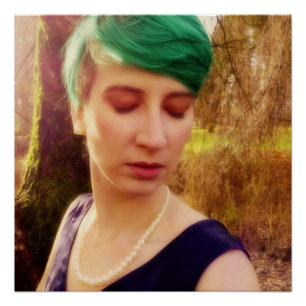 Abstract portret perfect poster