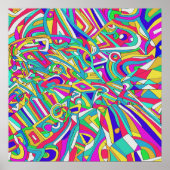 Abstract Portret Poster (Voorkant)