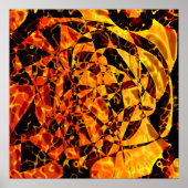 Abstract portret poster (Voorkant)