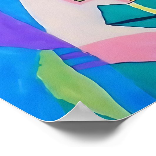 Abstract Portret Poster - Bold & Modern Wall Art (Hoek)