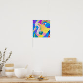 Abstract Portret Poster - Bold & Modern Wall Art (Keuken)