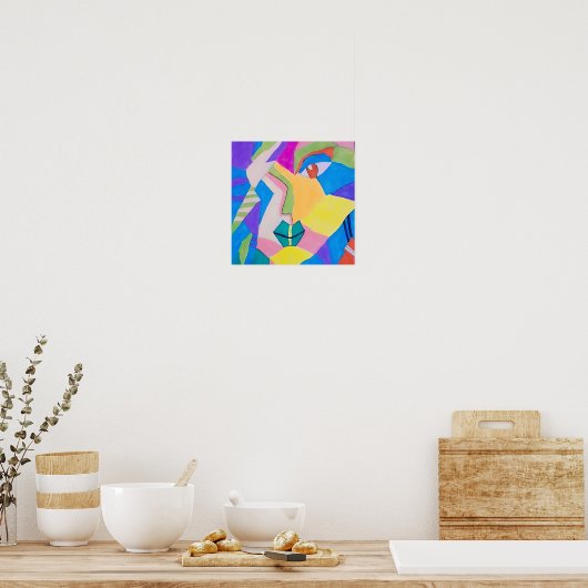 Abstract Portret Poster - Bold & Modern Wall Art (Keuken)