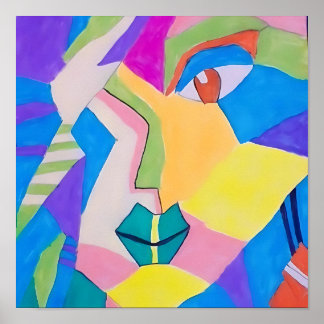 Abstract Portret Poster - Bold & Modern Wall Art