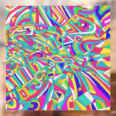 Abstract Portret Raamsticker (Vel 2)