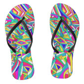 Abstract Portret Teenslippers (Voetbed)