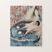 Abstract portret van Borzoi Legpuzzel (Verticaal)