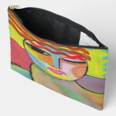 Abstract portret van een rood hoofd etui (Open)