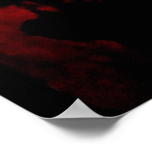 Abstract portret van een vrouw die schildert - Kun Poster (Hoek)