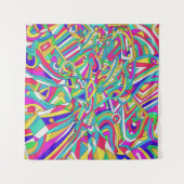 Abstract Portret Wandkleed (Voorkant (horizontaal))