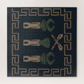 abstract portretontwerp afrika legpuzzel (Horizontaal)