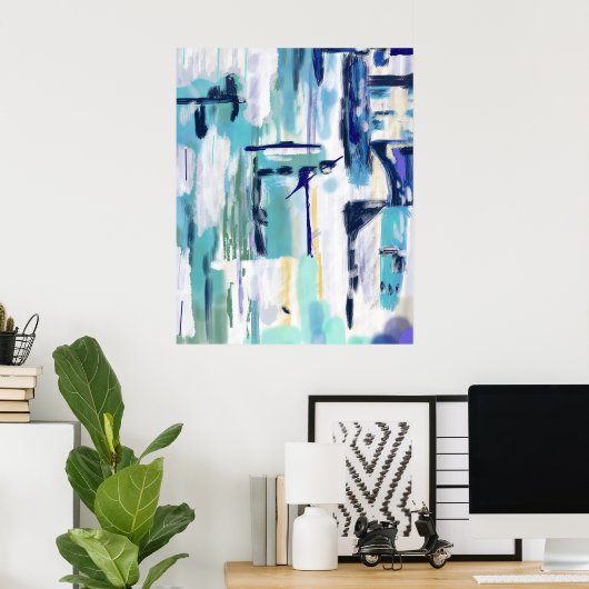 abstract poster (Thuiskantoor)