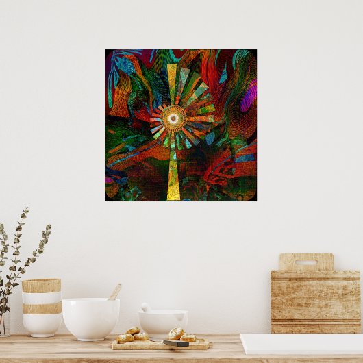 Abstract Poster (Keuken)