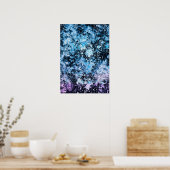 Abstract poster, bevroren poster (Keuken)