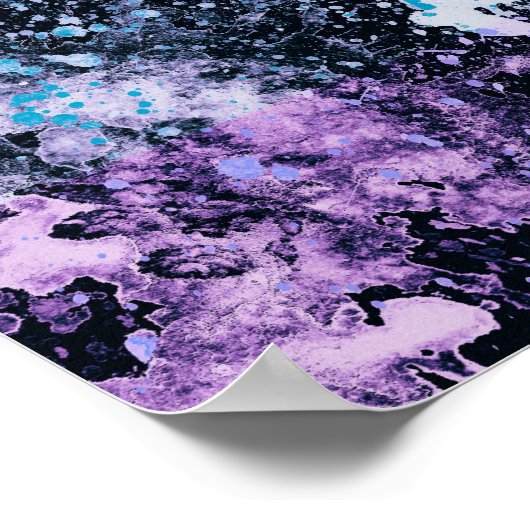 Abstract poster, bevroren poster (Hoek)