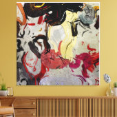 Abstract Poster Canvas Afdruk (Insitu (Woonkamer))
